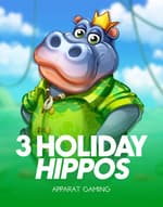 3 Holiday Hippos